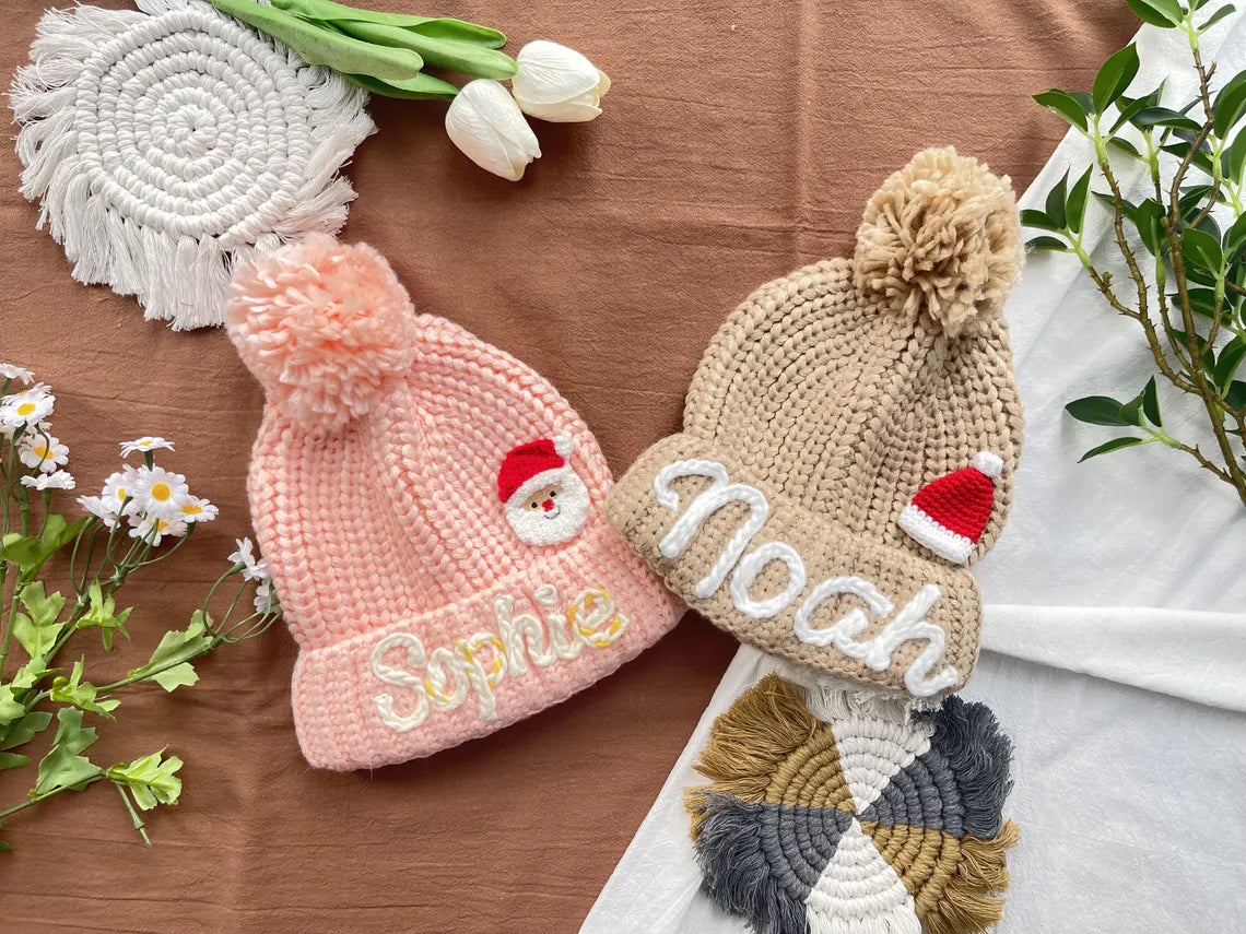 Personalized Crochet Baby Beanie